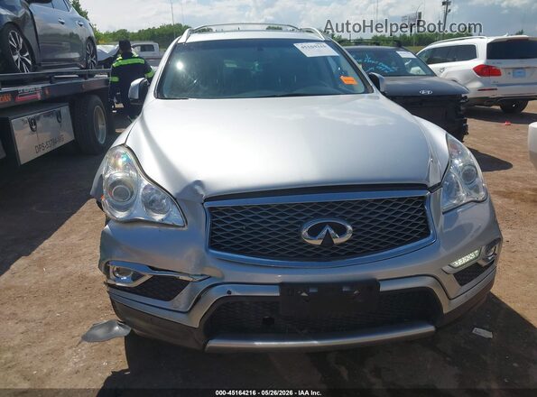JN1BJ0RP0HM383533 2017 INFINITI QX50 Серебряный Вид щитка приборов