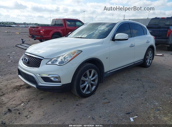 JN1BJ0RP0HM387906 2017 INFINITI QX50 White Передня ліва чверть