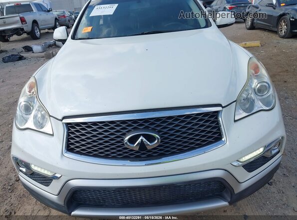 JN1BJ0RP0HM387906 2017 INFINITI QX50 White Вид щитка приладів