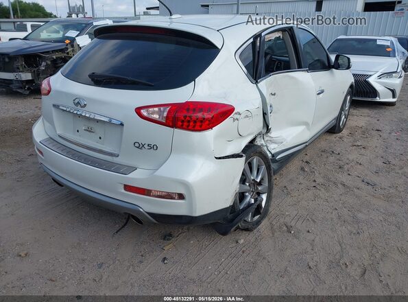 JN1BJ0RP0HM387906 2017 INFINITI QX50 White Задня права чверть