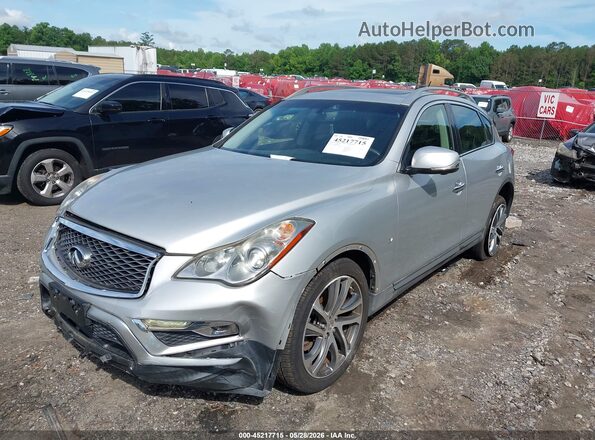 JN1BJ0RP6HM383830 2017 INFINITI QX50 Silver Առջևի ձախ երեք քառորդ տեսարան