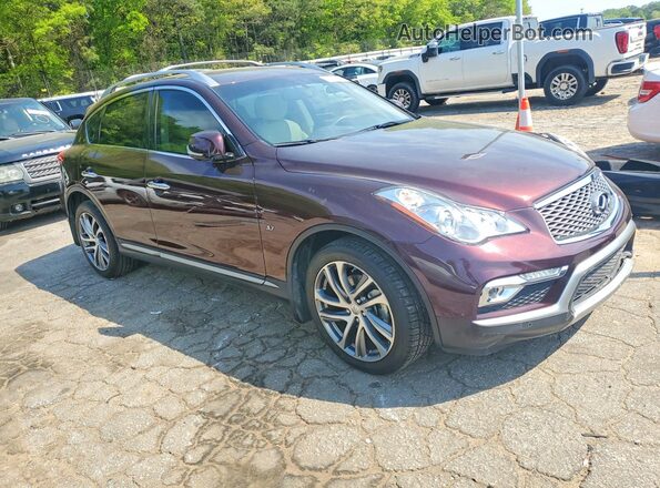 JN1BJ0RP8HM380198 2017 INFINITI QX50 Red Przód prawy