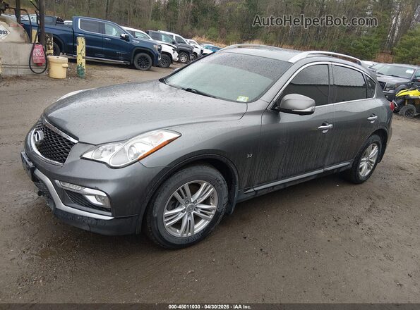 JN1BJ0RR0HM401577 2017 INFINITI QX50 Gray Front left