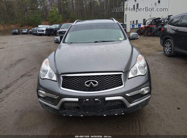 JN1BJ0RR0HM401577 2017 INFINITI QX50 Gray Instrument cluster view
