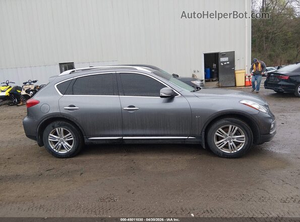 JN1BJ0RR0HM401577 2017 INFINITI QX50 Gray Rear interior view