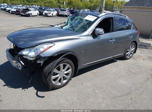 JN1BJ0RR6HM410025 2017 INFINITI QX50 Gray წინა მარცხენა ხედი სამი მეოთხედიდან