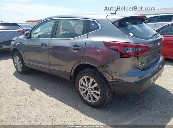 JN1BJ1AV3MW300207 2021 NISSAN ROGUE Gray Задня ліва чверть