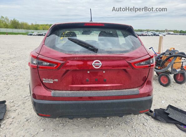 JN1BJ1AV4MW301480 2021 NISSAN ROGUE Red 