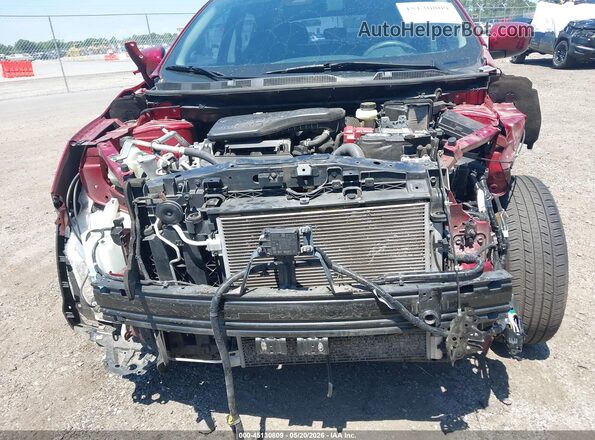 JN1BJ1AV4MW318876 2021 NISSAN ROGUE Red Widok z przodu