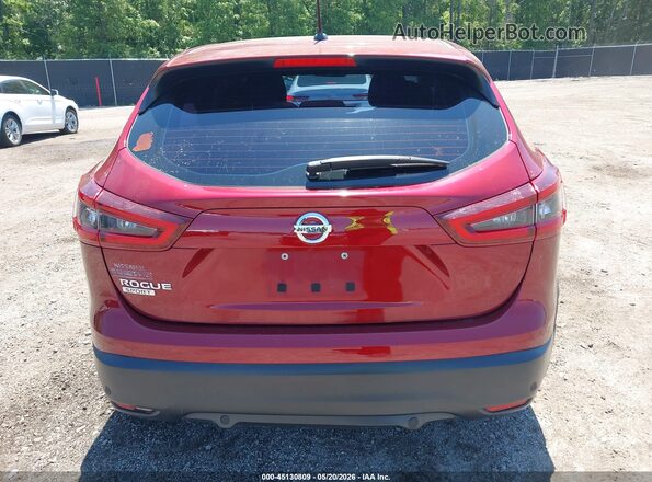 JN1BJ1AV4MW318876 2021 NISSAN ROGUE Red 