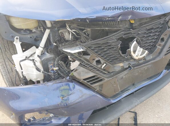 JN1BJ1AV5MW318207 2021 NISSAN ROGUE Blue Вид ззаду