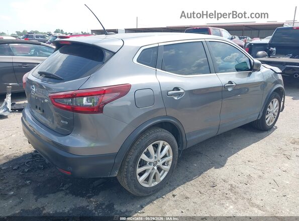 JN1BJ1AW2MW425305 2021 NISSAN ROGUE Серый Задняя правая четверть