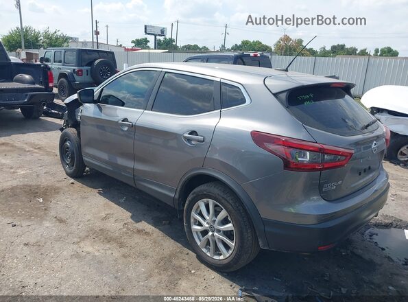 JN1BJ1AW2MW425305 2021 NISSAN ROGUE Серый Задняя левая четверть