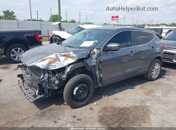 JN1BJ1AW2MW425305 2021 NISSAN ROGUE Серый Передняя левая четверть