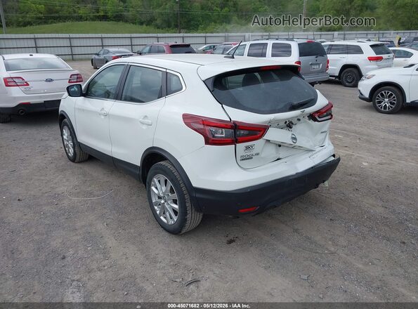 JN1BJ1AW7MW436686 2021 NISSAN ROGUE White Հետևի ձախ