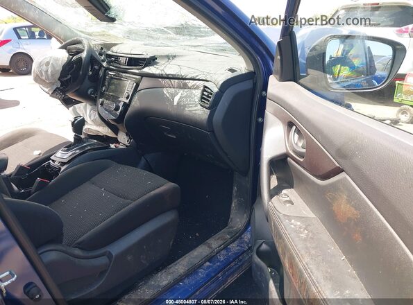 JN1BJ1AW7NW479233 2022 NISSAN ROGUE Синий Вид салона спереди