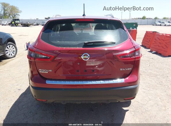 JN1BJ1BW4MW437700 2021 NISSAN ROGUE Красный 