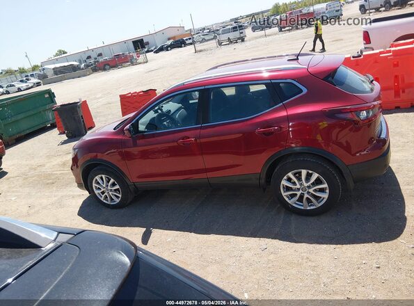 JN1BJ1BW4MW437700 2021 NISSAN ROGUE Красный Панорамный вид салона 360°