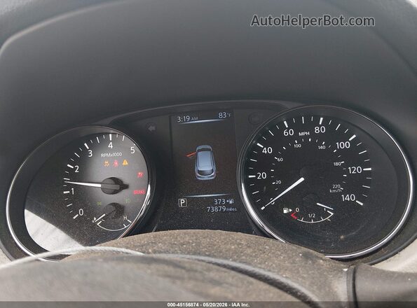 JN1BJ1CP0HW004792 2017 NISSAN ROGUE White Հետևի նստատեղերի տեսք