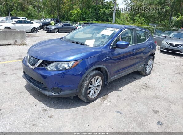 JN1BJ1CP2KW233286 2019 NISSAN ROGUE Blue Առջևի ձախ երեք քառորդ տեսարան