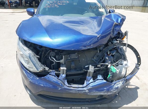 JN1BJ1CP3KW216366 2019 NISSAN ROGUE Blue Դիմացի տեսք