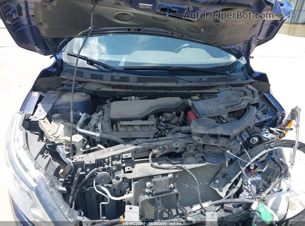 JN1BJ1CP3KW216366 2019 NISSAN ROGUE Blue Հետևի տեսք