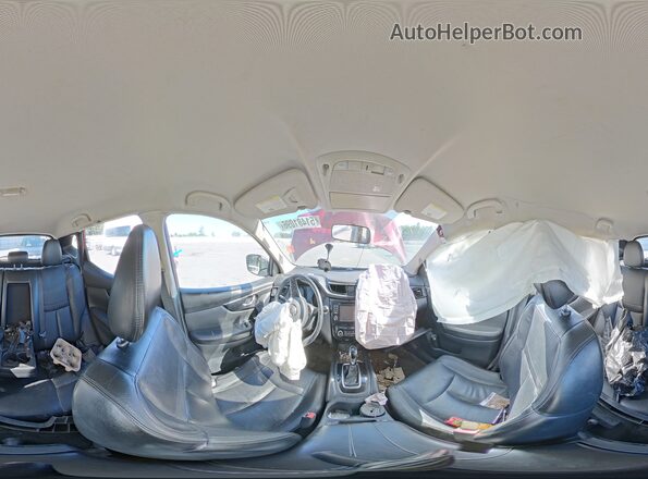 JN1BJ1CP8HW024479 2017 NISSAN ROGUE Red Панорамний вид салону 360°