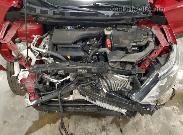 JN1BJ1CP9JW185722 2018 NISSAN ROGUE Red Շարժիչի բաժամունքի տեսք