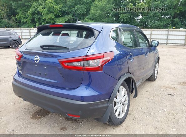 JN1BJ1CV0LW256887 2020 NISSAN ROGUE Blue 