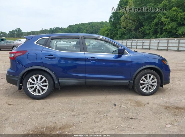JN1BJ1CV0LW256887 2020 NISSAN ROGUE Blue 