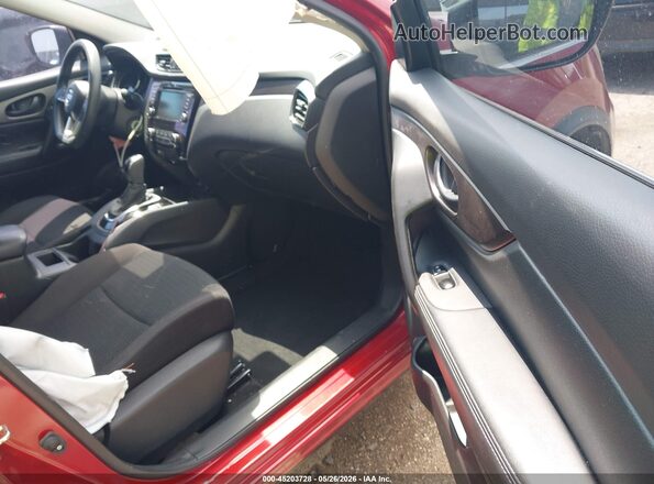 JN1BJ1CV1LW263167 2020 NISSAN ROGUE Красный Вид салона спереди