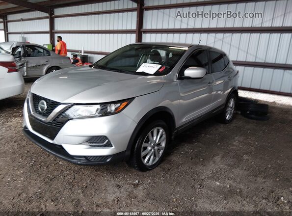 JN1BJ1CV2LW260424 2020 NISSAN ROGUE Silver Առջևի ձախ երեք քառորդ տեսարան