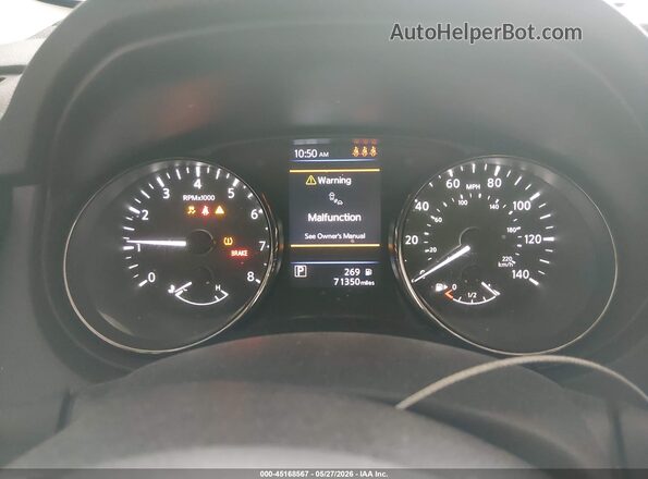 JN1BJ1CV2LW260424 2020 NISSAN ROGUE Silver Հետևի նստատեղերի տեսք