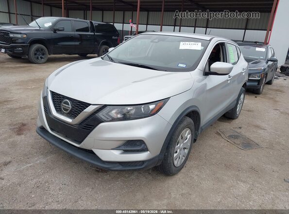 JN1BJ1CV2LW551375 2020 NISSAN ROGUE Silver წინა მარცხენა ხედი სამი მეოთხედიდან
