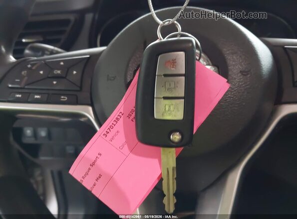 JN1BJ1CV2LW551375 2020 NISSAN ROGUE Silver წინა პანელის ხედი
