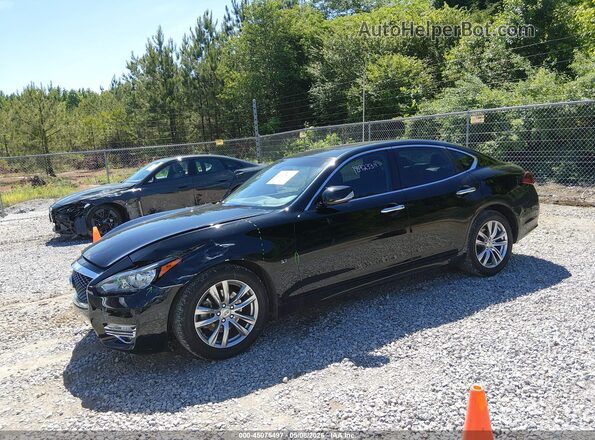 JN1BY1AP1HM740909 2017 INFINITI Q70 Черный Передняя левая четверть