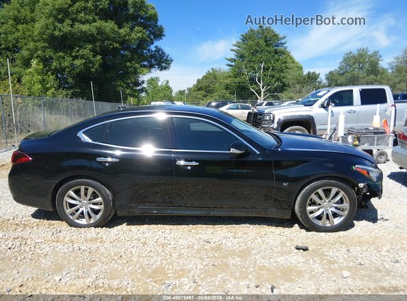 JN1BY1AP1HM740909 2017 INFINITI Q70 Черный Вид задней части салона