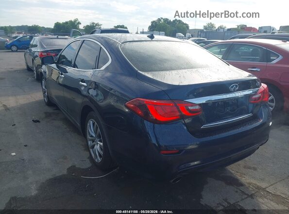 JN1BY1AP2JM181117 2018 INFINITI Q70 Синий Задняя левая четверть
