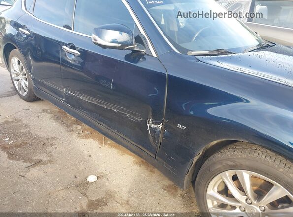 JN1BY1AP2JM181117 2018 INFINITI Q70 Синий Вид спереди
