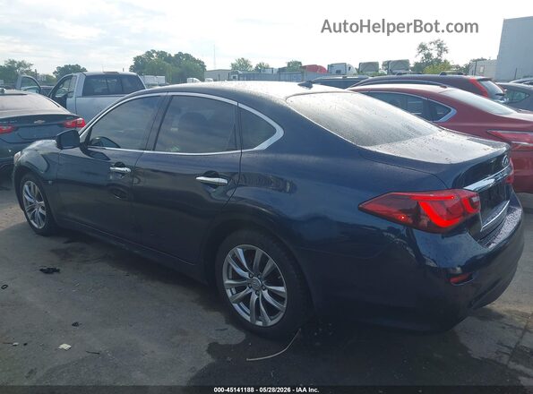 JN1BY1AP2JM181117 2018 INFINITI Q70 Синий Панорамный вид салона 360°