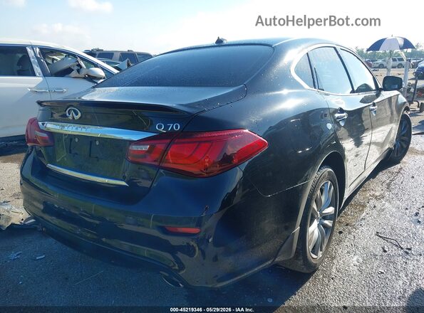 JN1BY1AP3JM180199 2018 INFINITI Q70 Black Rear right