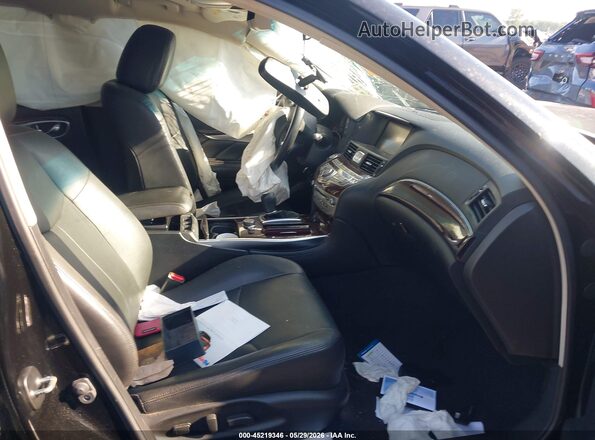 JN1BY1AP3JM180199 2018 INFINITI Q70 Black Front interior view
