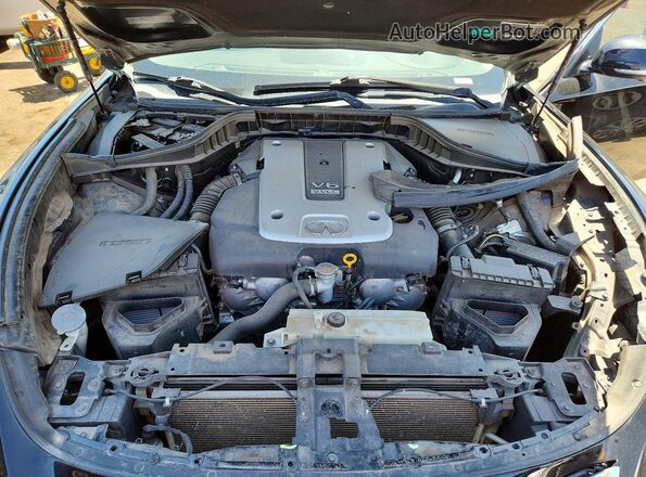 JN1BY1AP7HM740641 2017 INFINITI Q70 Black უკანა სალონის ხედი