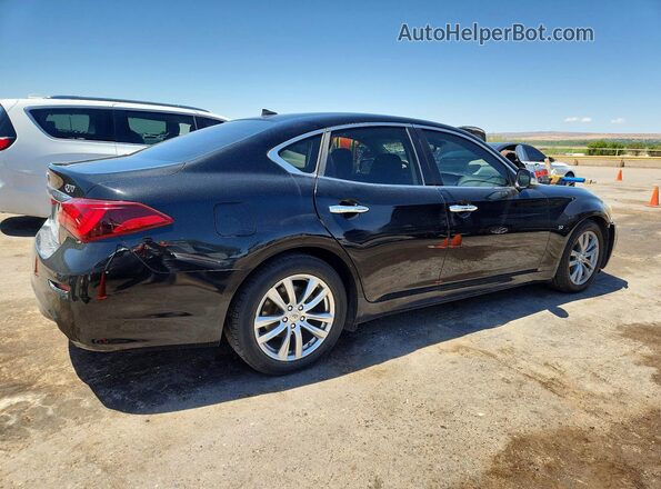 JN1BY1AP7HM740641 2017 INFINITI Q70 Black უკანა მარჯვენა