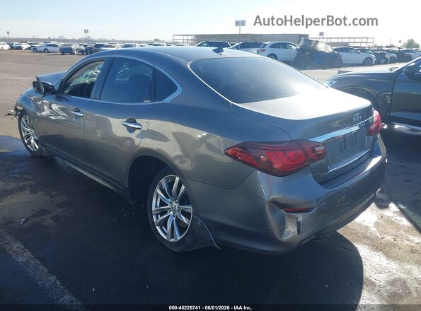 JN1BY1AP8HM741586 2017 INFINITI Q70 Gray Trasero izquierdo