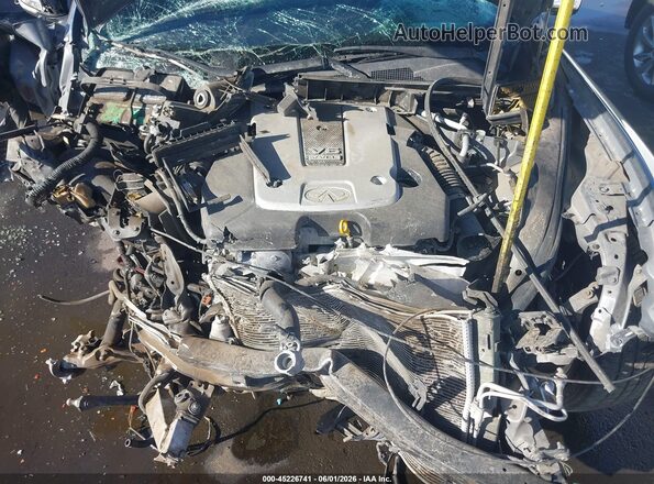 JN1BY1AP8HM741586 2017 INFINITI Q70 Gray Vista trasera
