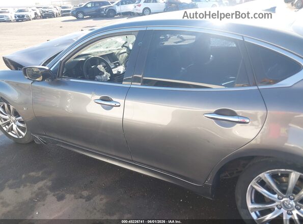 JN1BY1AP8HM741586 2017 INFINITI Q70 Gray Vista interior de 360 grados