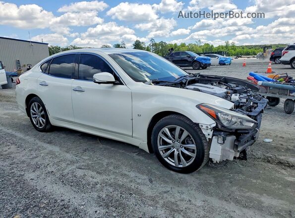 JN1BY1AP9JM180160 2018 INFINITI Q70 White წინა მარჯვენა