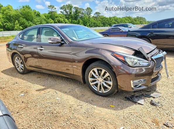 JN1BY1AR2KM585019 2019 INFINITI Q70 Brown Przód prawy