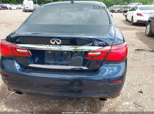 JN1BY1PP1KM685554 2019 INFINITI Q70L Dark Blue 
